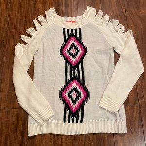 Like New Open Shoulder Sweater Size S/M in mint condition